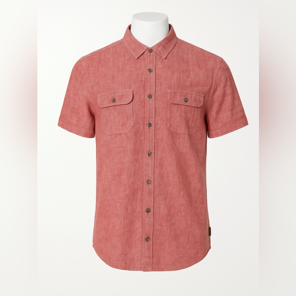 Ben Sherman Men’s Short Sleeve Button-Up – Size L